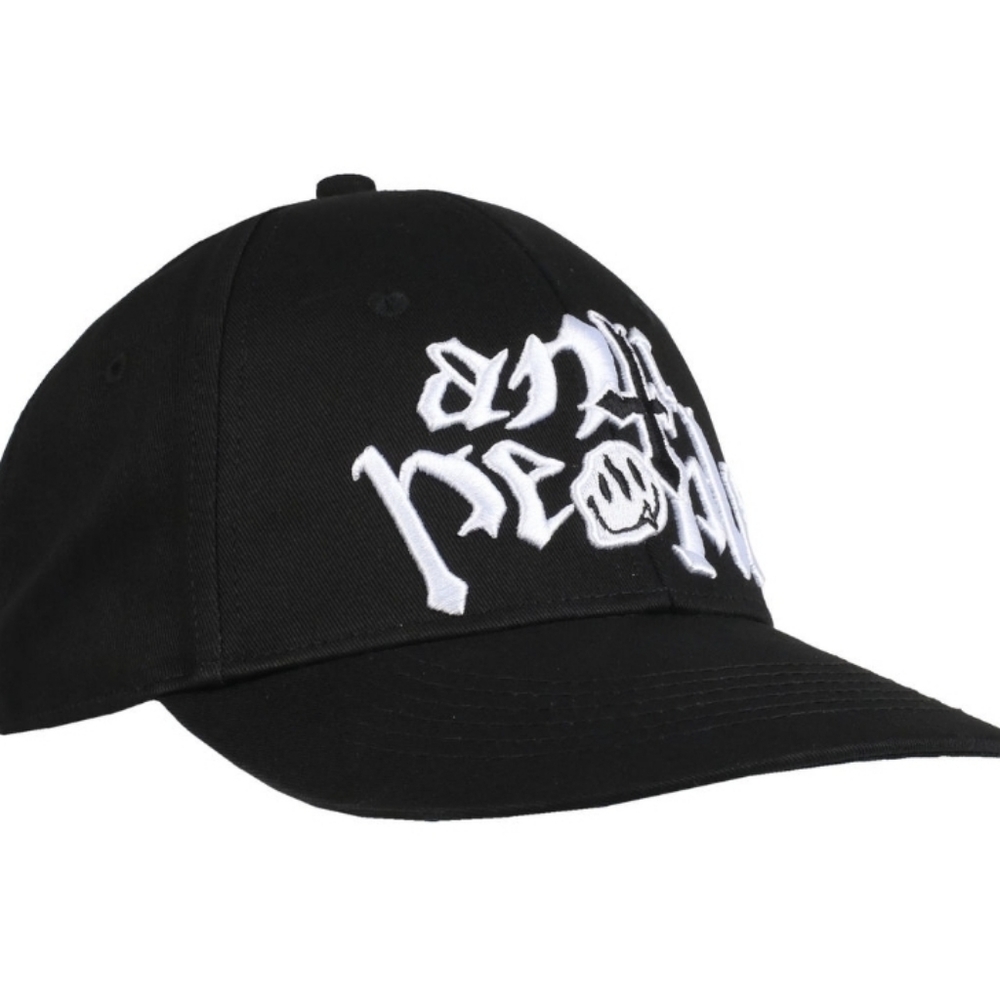 Killstar “Anti People” Trucker Cap–Black Cotton Hat w/ White Embroidery | Unisex - Picture 6 of 6